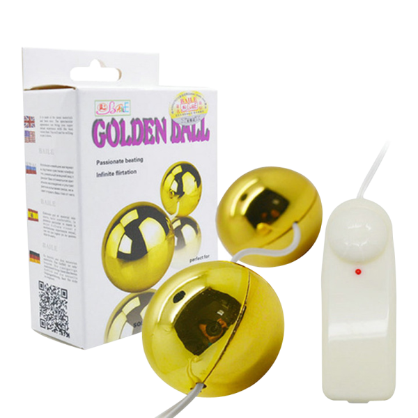 MULTI SPEED GOLDEN BEN WA VIBRATING BALLS ANAL VAGINAL BV-013